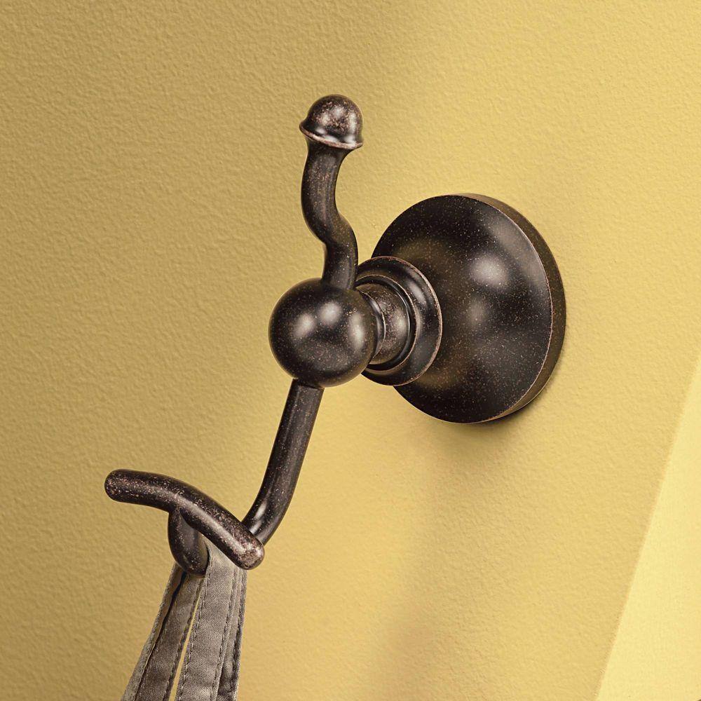 Vale Chrome Double Robe Hook with Classic Design