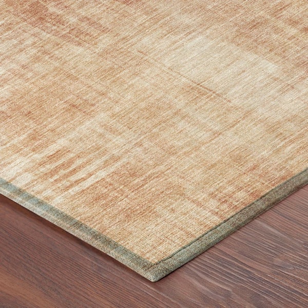 Chantille Machine Washable Indoor/Outdoor Abstract ACN2718 Copper 5 ft. x 7 ft. 6 in. Area Rug