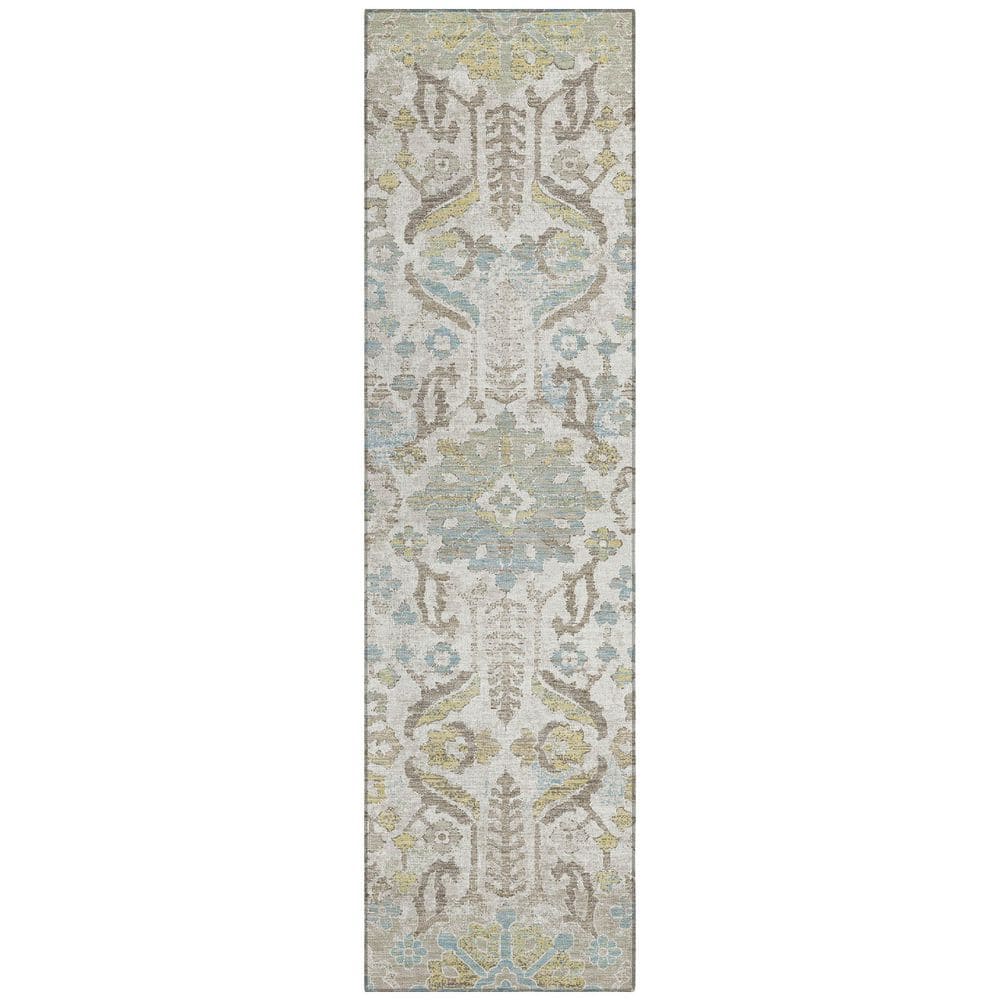 Chantille Machine Washable Indoor/Outdoor Abstract ACN2617 Ivory 2 ft. x 7 ft. Runner Rug price history on PriceWatchPro