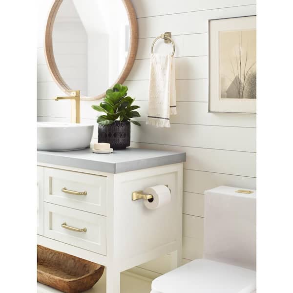 Renown 5-1/16 in. (128mm) Traditional Golden Champagne Arch Cabinet Pull