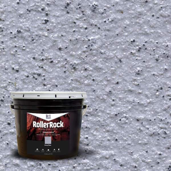 RollerRock 3 gal. Self-Priming Concrete Coating Deep Slate Interior Exterior