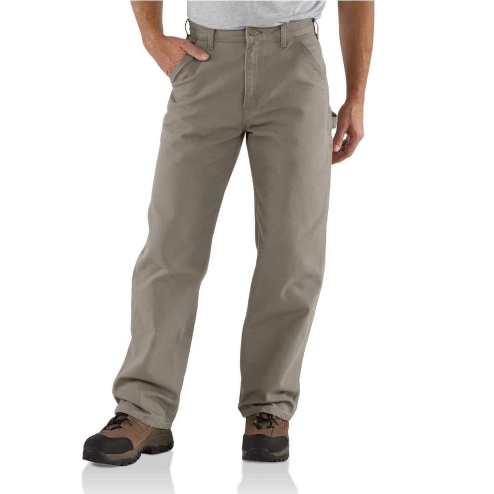 Carhartt Men/'s Washed Duck Work Dungaree Pant