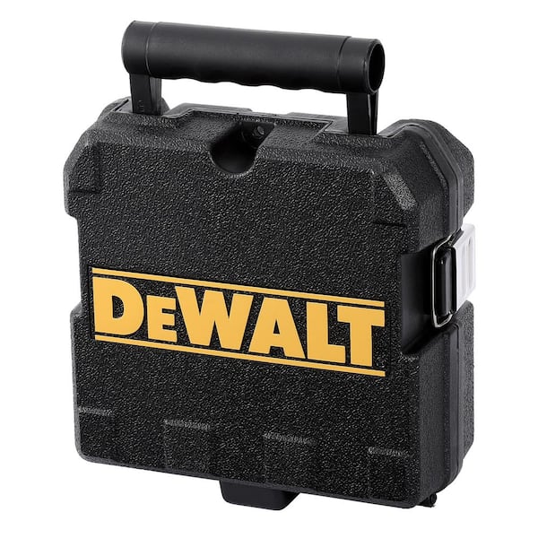 DEWALT 100 ft. Red Self-Leveling 3-Spot Laser Level with (2) AA Batteries &  Case DW08302 - The Home Depot