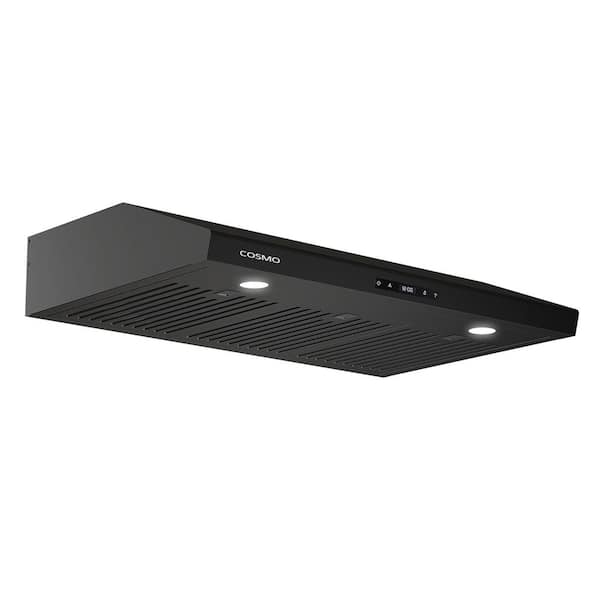 36 in. Haven Collection 500 CFM Ducted Under Cabinet Range Hood, Touch Controls, LED Lights in Matte Black