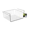 Smart Design Undershelf Storage Basket Small 12 x 5.5 in. - Light Blue  8257258A12 - The Home Depot