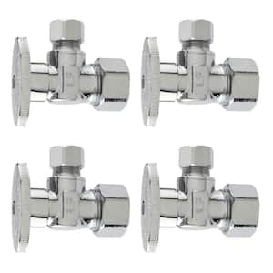 5/8-in. x 3/8-in. Compression Multi-Pack Quarter Turn Angle Valves