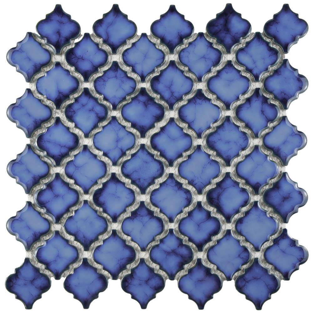 Hudson Tangier Sapphire 6 in. x 6 in. Porcelain Mosaic Take Home Tile Sample price history on PriceWatchPro
