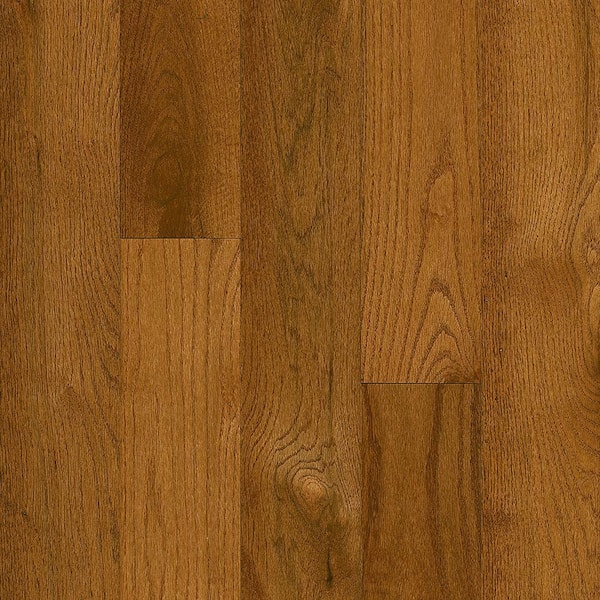 Bruce Plano Oak Gunstock 3/4 in. Thick x 5 in. Wide x Varying Length Solid Hardwood Flooring (376 sqft / pallet)