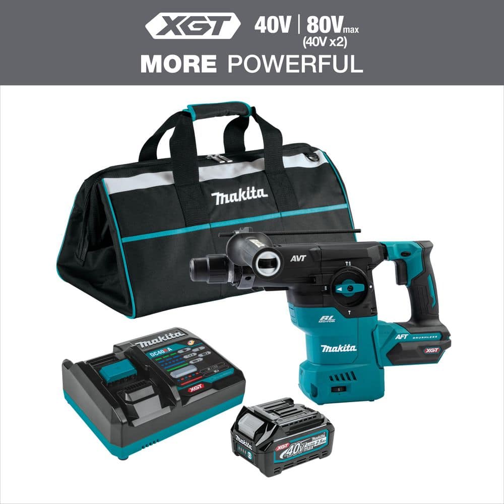 Makita 40V max XGT Brushless Cordless 1-3/16 in. Rotary