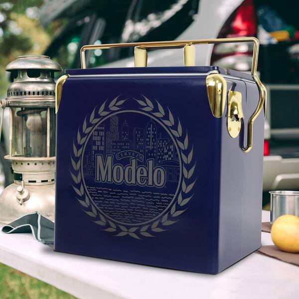 Koolatron RetroIce Chest Beverage Cooler with Bottle Opener 13L