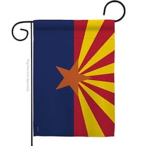 13 in X 18.5 Arizona States Garden Flag Double-Sided Regional Decorative Horizontal Flags