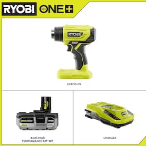 ONE+ 18V Cordless Heat Gun with HIGH PERFORMANCE Lithium-Ion 4.0 Ah Battery and Charger Starter Kit