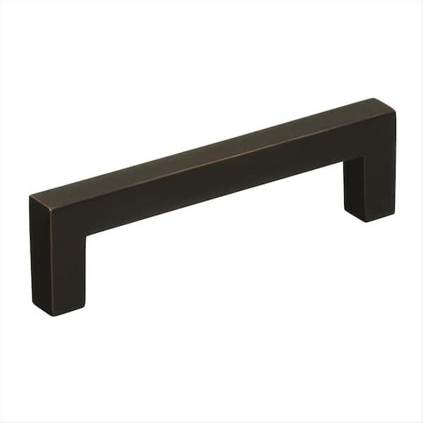 Amerock Monument 3-3/4 in. (96mm) Modern Oil Rubbed Bronze Bar Cabinet Pull