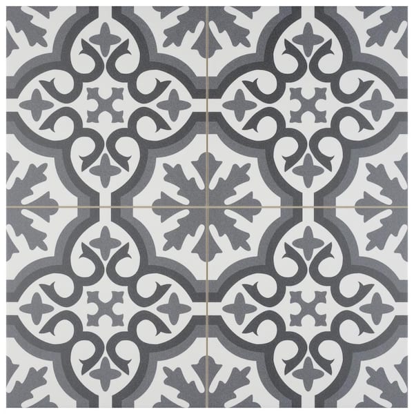 Merola Tile Berkeley Essence Grey 17-3/4 in. x 17-3/4 in. Porcelain Floor and Wall Tile (13.32 sq. ft./Case)