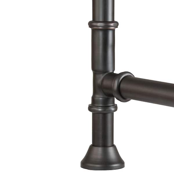 Premier Copper Products D-302ORB Tub Drain Trim and Two-Hole Overflow Cover for Bath Tubs - Oil Rubbed Bronze