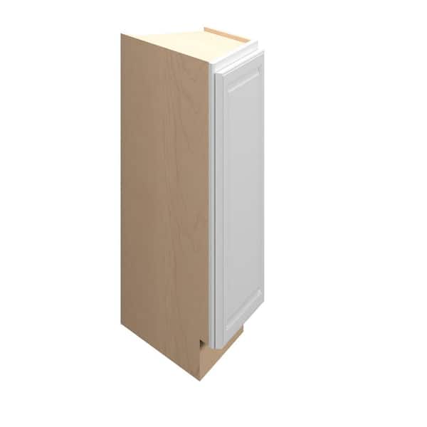 Brighton Raised 12 in. W x 34.5 in. H x 24 in. D in Painted White Plywood Assembled Transitional-Right Corner Standard