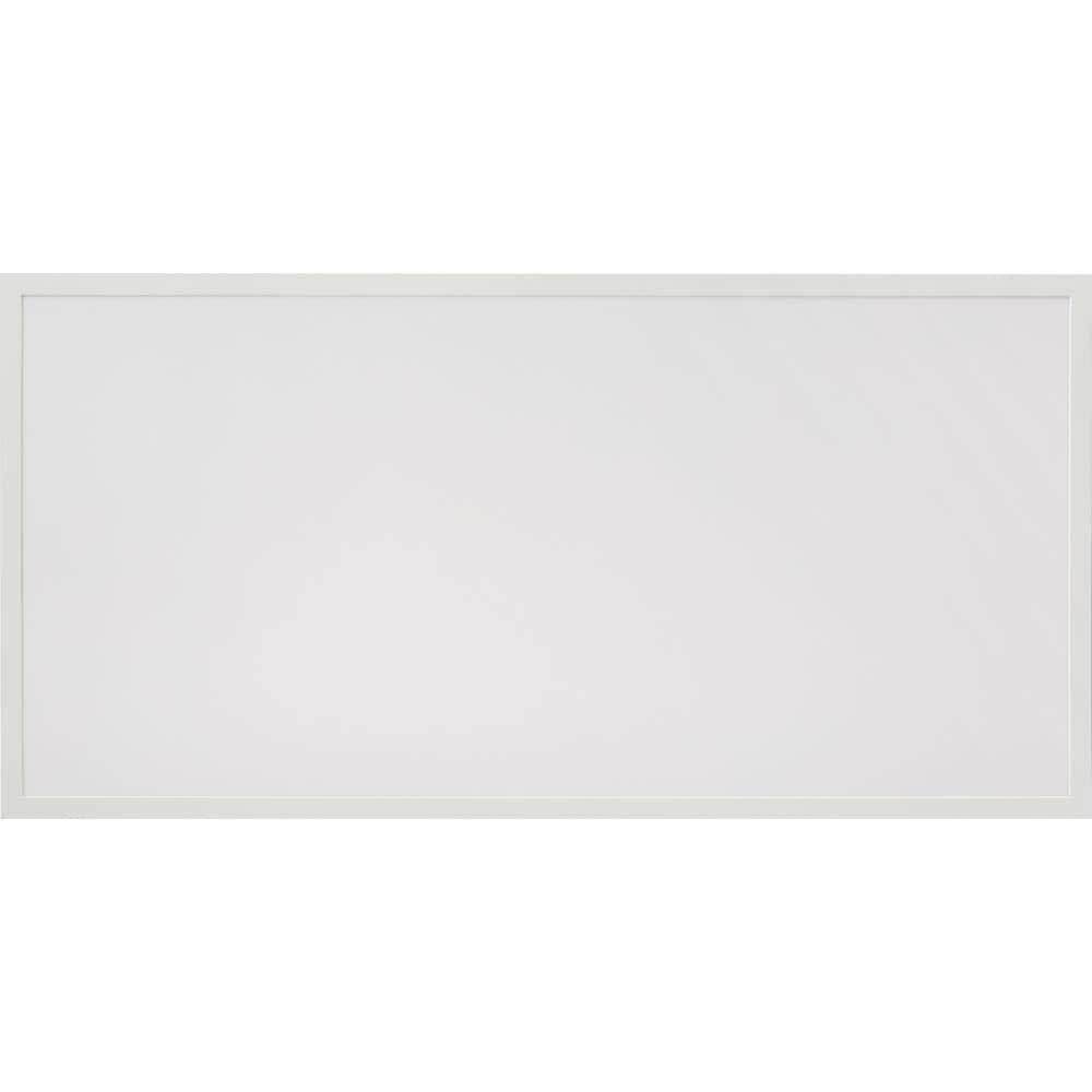 White Aluminum 2x4 LED Flat Panel Ceiling Light