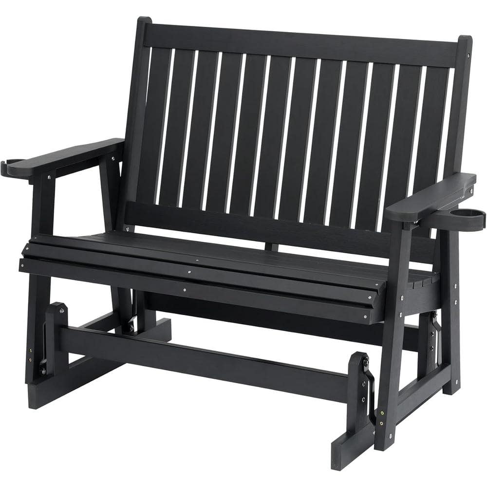Innovaze Poly Lumber Plastic Outdoor Glider with Deep Seat Innovaze Poly Lumber Plastic Outdoor Glider with Deep Seat