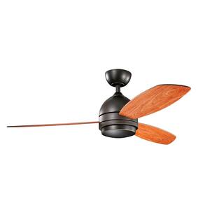 Vassar 52 in. Integrated LED Indoor Olde Bronze Downrod Mount Ceiling Fan with Light Kit and Wall Control