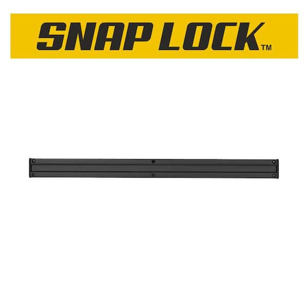 Snap Lock 24 in. Wall Rack Organizer Compatible with all Snap Lock Pouches