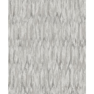 Kintana Silver Grey Abstract Trellis Wallpaper Sample