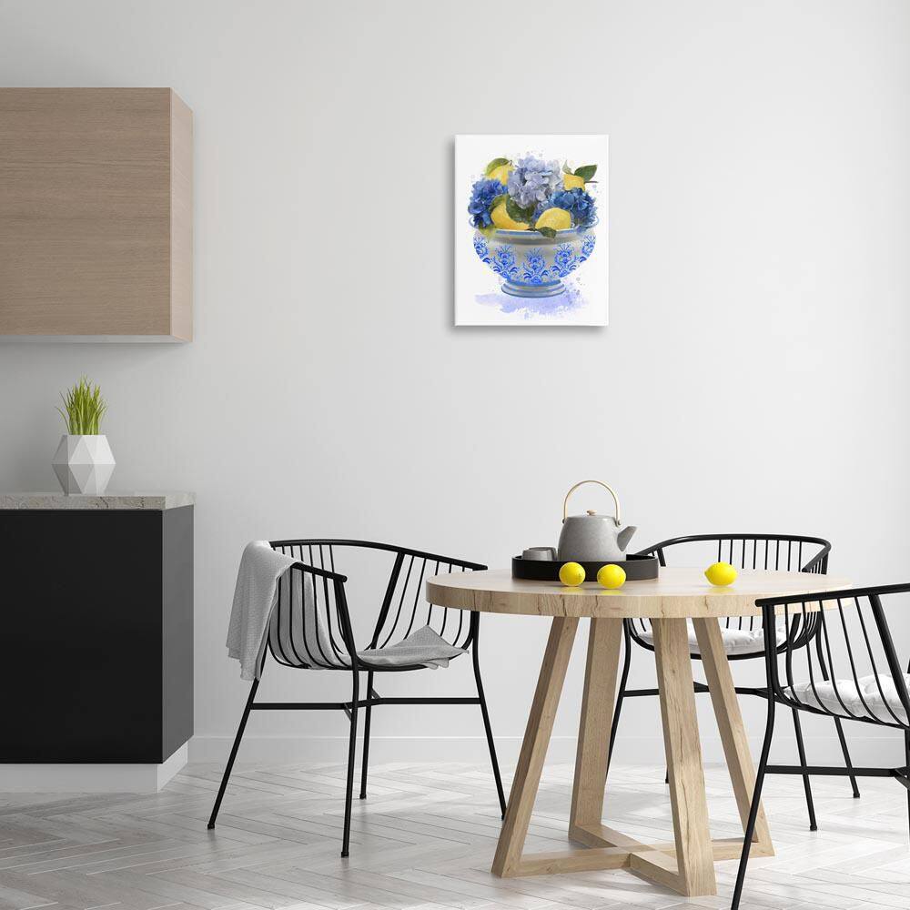 Hydrangea and Lemon Bowl by Matthew Piotrowicz Unframed Food Graphic Art Print 20 in. x 16 in. price history on PriceWatchPro
