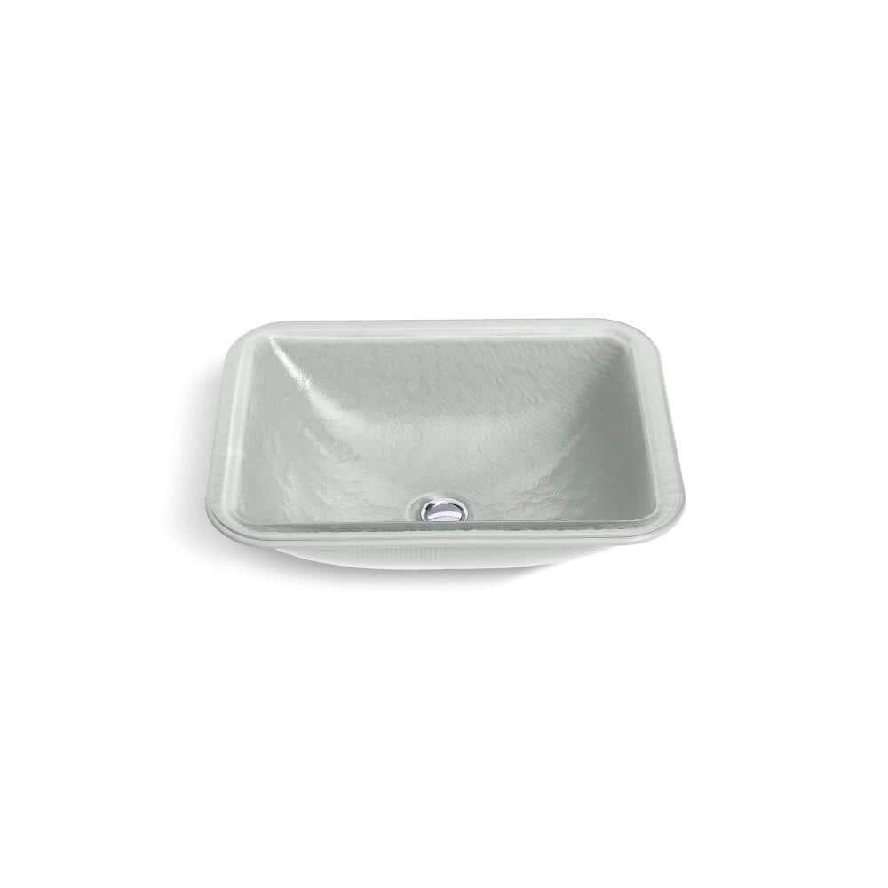 Yepsen Opaque Stone Glass Undermount Bathroom Sink