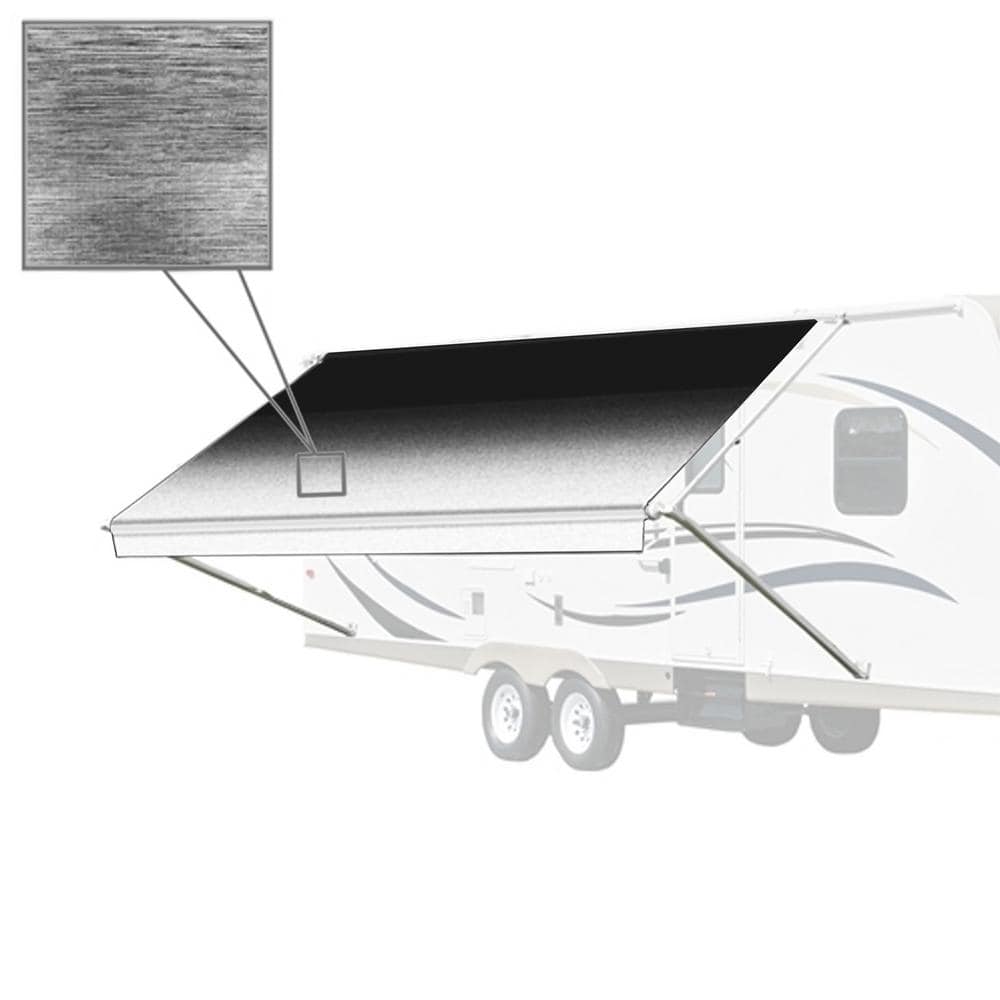 ALEKO Black and White 10x8 ft Retractable RV Patio Awning