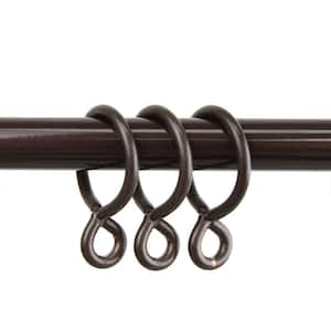 Cocoa Brass Curtain Ring (Set of 10)