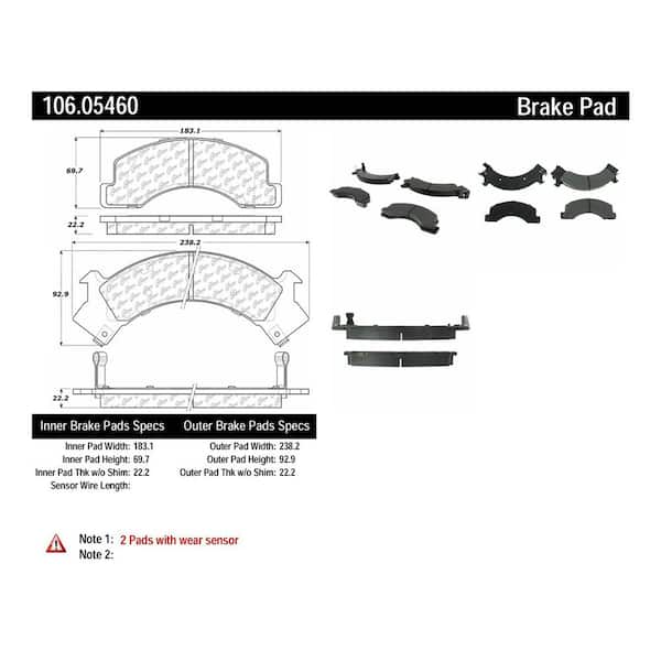 Centric Parts Disc Brake Pad Set