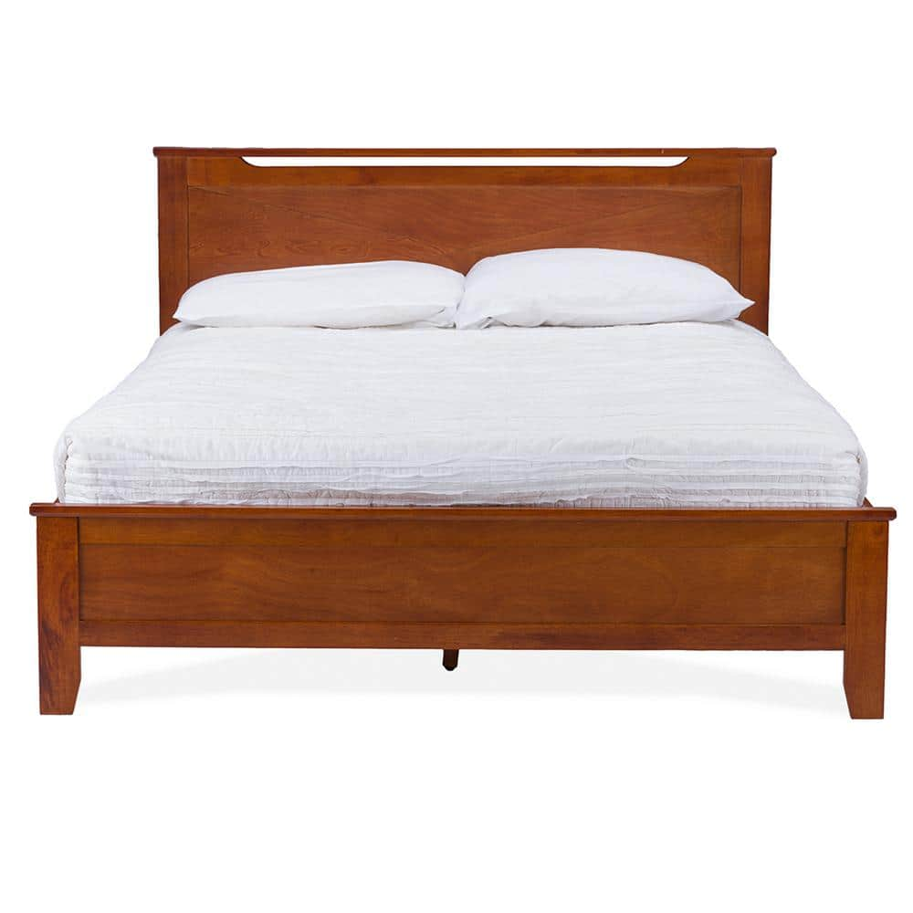 Baxton Studio Demitasse Medium Brown Twin Platform Bed 28862 6100