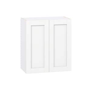 Milton 27 in. W x 14 in. D x 30 in. H Assembled Shaker Wall Kitchen Cabinet in Bright White