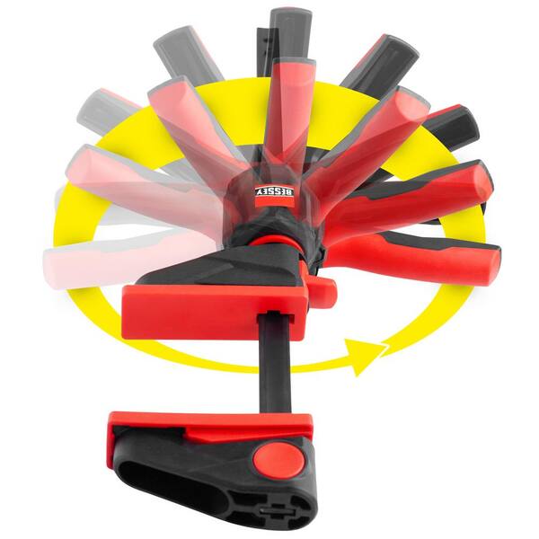 BESSEY EHK 12 in. 300 lbs. Capacity 360-Degree Trigger Clamp Set
