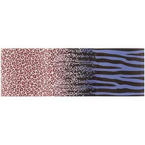 Kaa Leopard Pink 24 in. x 24 in. Matte Porcelain Floor and Wall Tile (3 Pieces/11.62 sq. ft./Case)