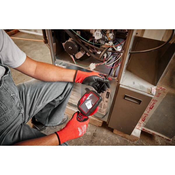 Milwaukee M12 12V Lithium-Ion Cordless M-SPECTOR 360-Degree 4 ft. Inspection Camera Kit w/M12 1400 Lumen ROCKET LED Stand Light