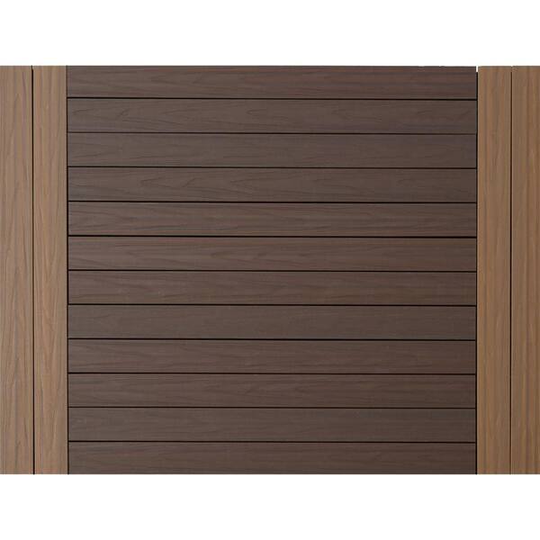 NewTechWood - 4.32 sq. ft. Deck-A-Floor Premium Modular Composite Outdoor Flooring System Kit in Peruvian Teak