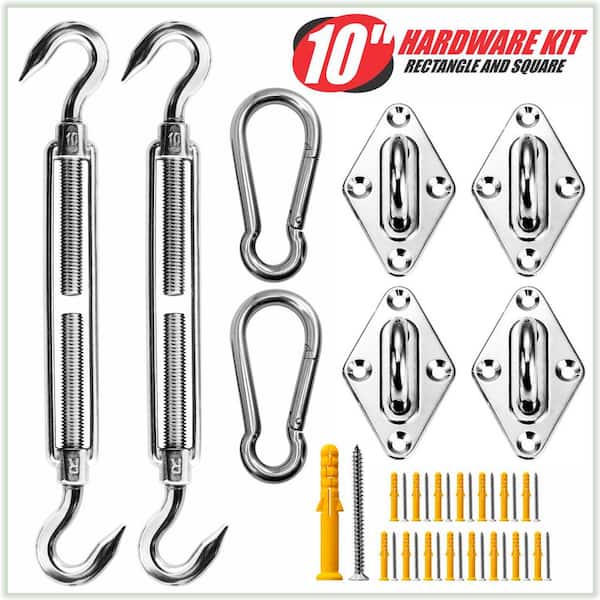 Stainless Steel Accessory Fixing Kit for Triangle Shade Sails