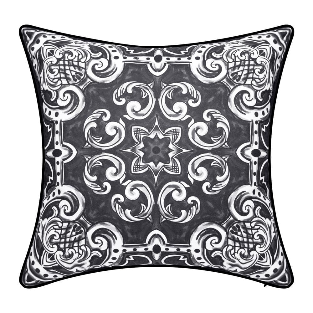 Edie@Home Alhambra Indoor & Outdoor 20x20 Polyester Decorative Pillow