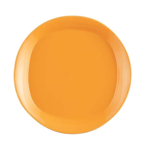 Rachael Ray Round and Square 4-Piece Salad Plate Set in Lemon Zest