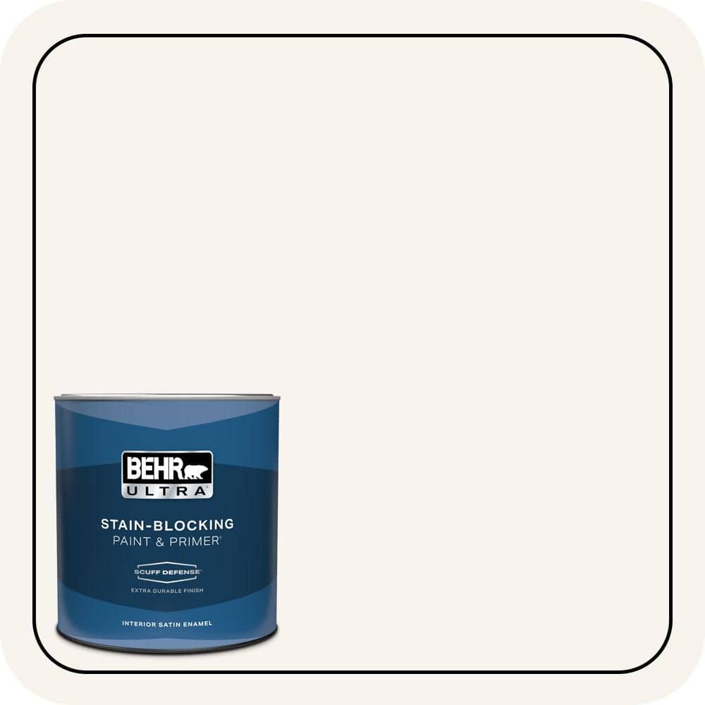 1 qt. #PWN-10 Decorator White Extra Durable Satin Enamel Interior Paint & Primer product image for price tracking