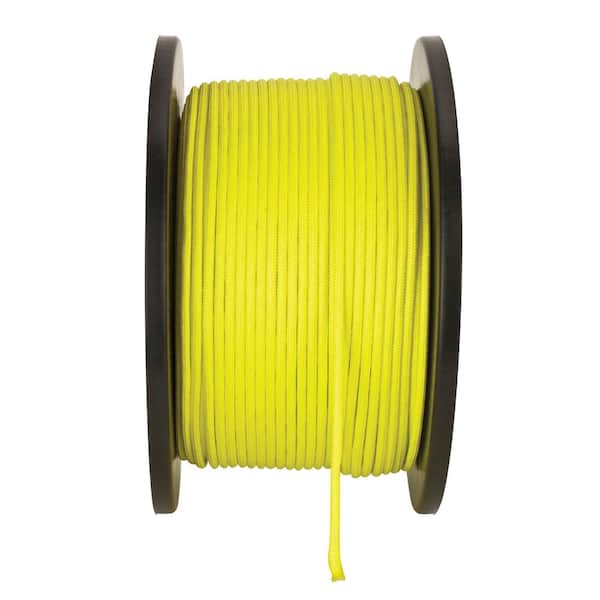 1/8 in. x 500 ft. High Visibility Paracord Rope in Yellow