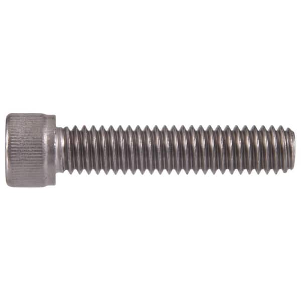 Hillman 1/4 in. x 1/2 in. Internal Hex Socket Cap-Head Cap Screws (12-Pack)