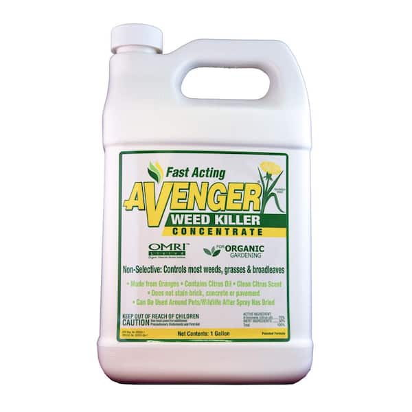 Avenger Weed Killer 128 oz. Organic Weed Killer Herbicide Concentrated