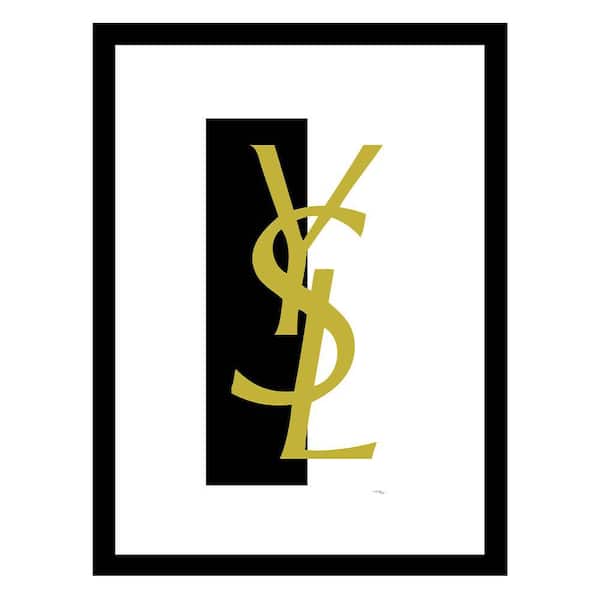 VENICE BEACH Collections Fashion Designer Bold Logo by Fairchild Paris Framed Graphic Print Abstract Poster Art Print 18 in. x 14 in.
