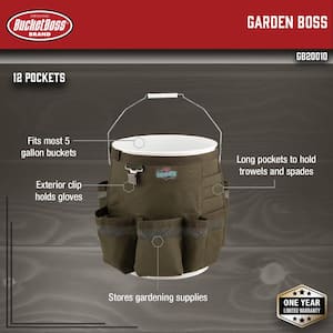 Garden Boss 5 Gal. Bucket Tool Storage Organizer