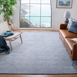Montauk Navy/Blue 9 ft. x 12 ft. Solid Color Area Rug