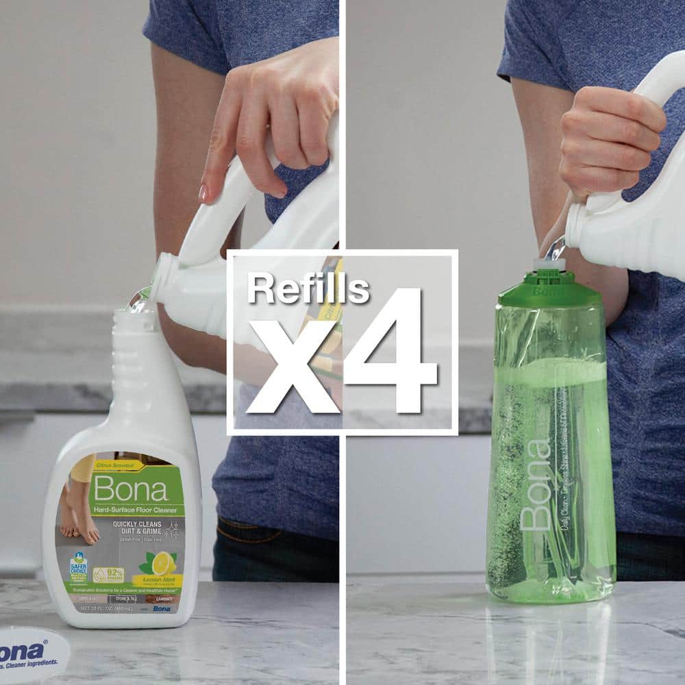 Bona Lemon Mint Multi-Surface Floor Cleaner Refill - 128oz