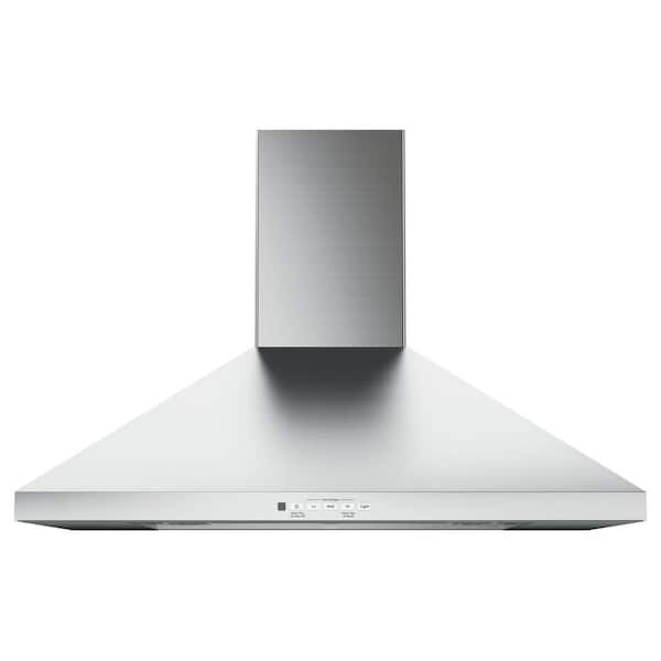 GE 30 in. Convertible Wall-Mount Range Hood with Light in Stainless Steel
