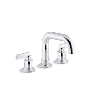 Castia By Studio McGee 2-Handle Deck-Mount Bath Faucet Trim in Polished Chrome