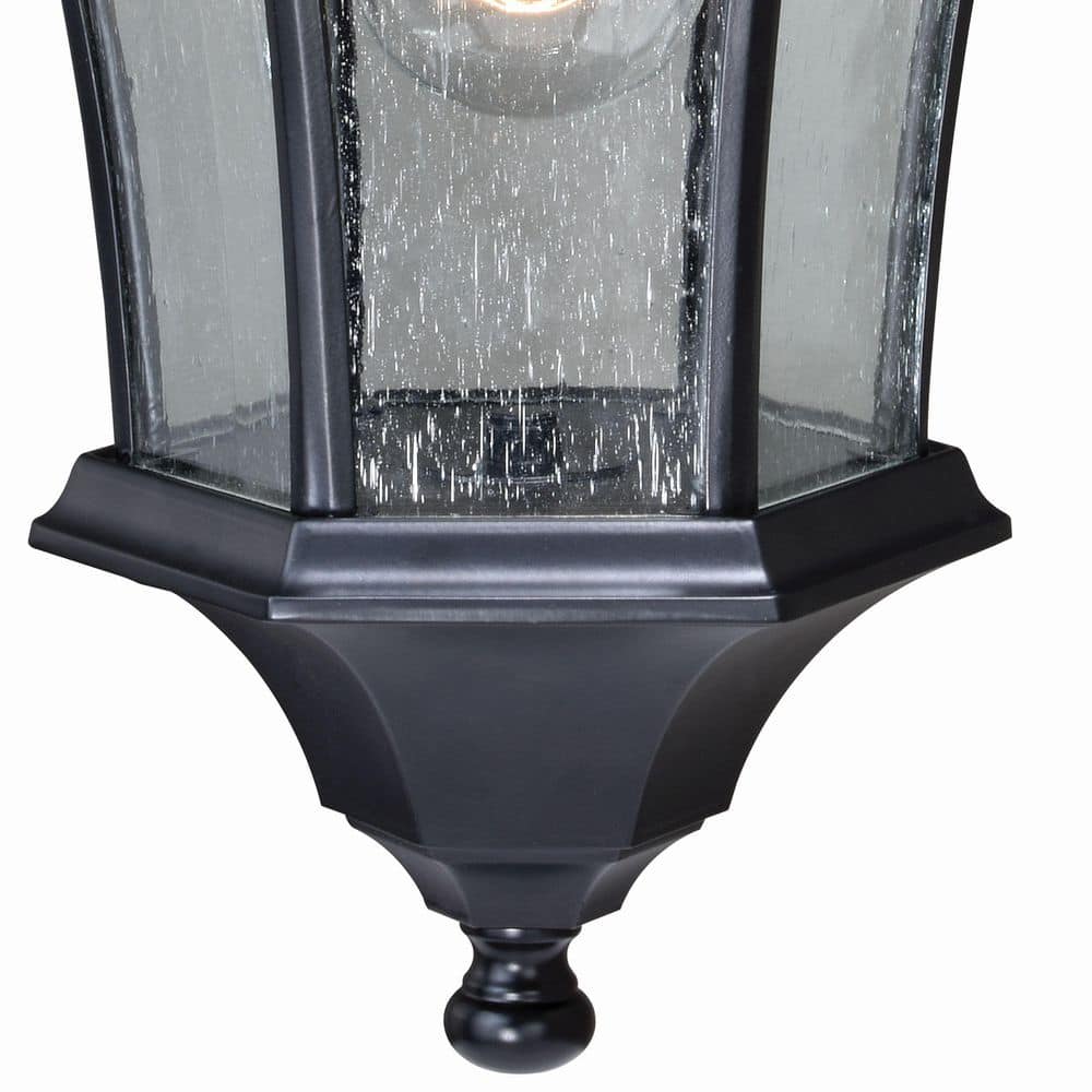 Aberdeen Black Aluminum Dimmable Outdoor Wall Light